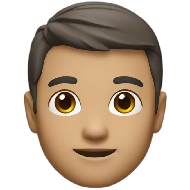 3d avatar memoji, front view, without neck emoji