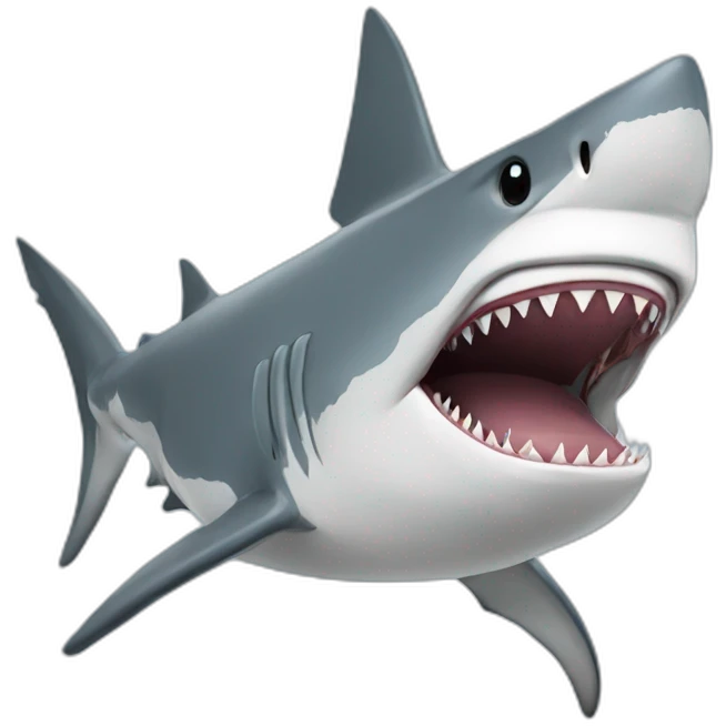 Shark with crypto emoji