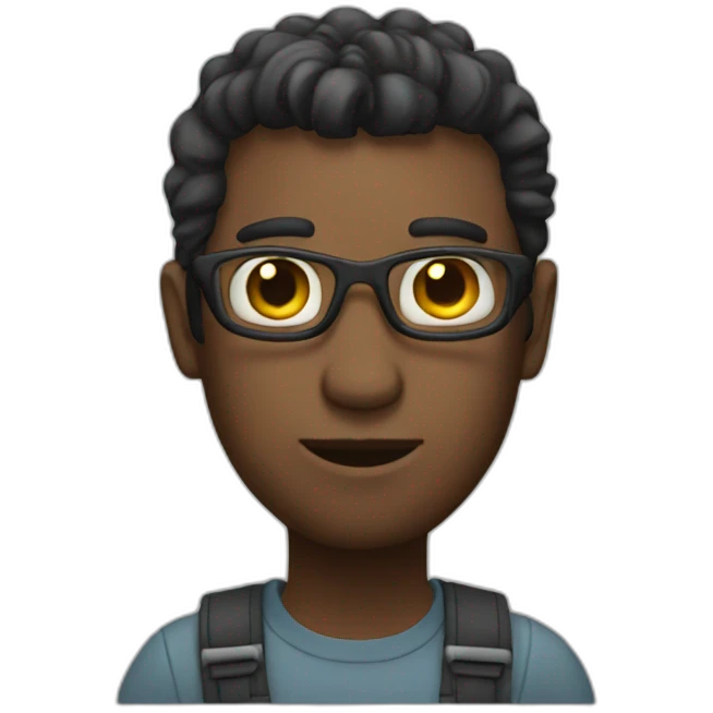weird developer emoji