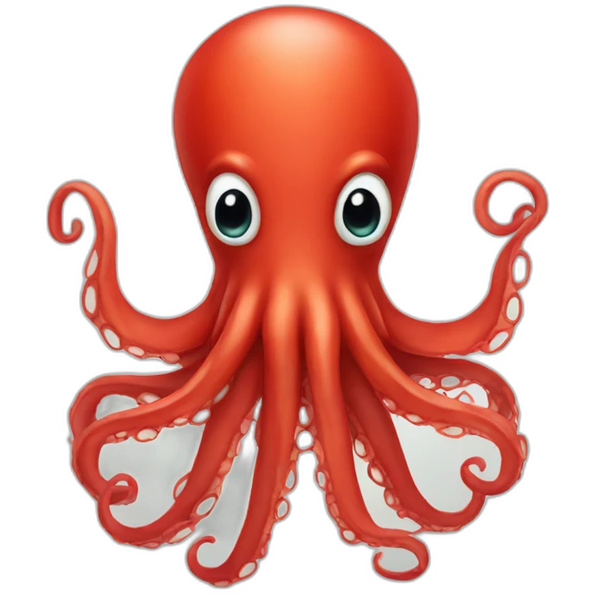 red squid emoji