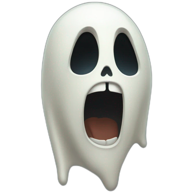 Scream Ghost emoji