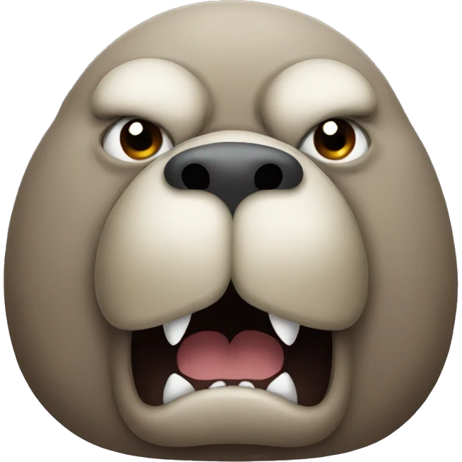 Very angry walrus emoji