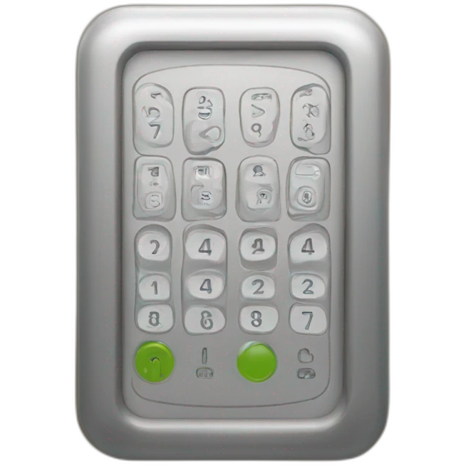 smart lock door code panel emoji