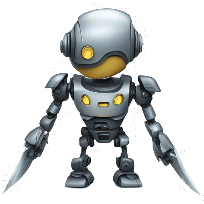 Robot with blades  emoji