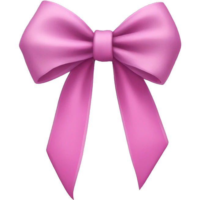 pink bow emoji