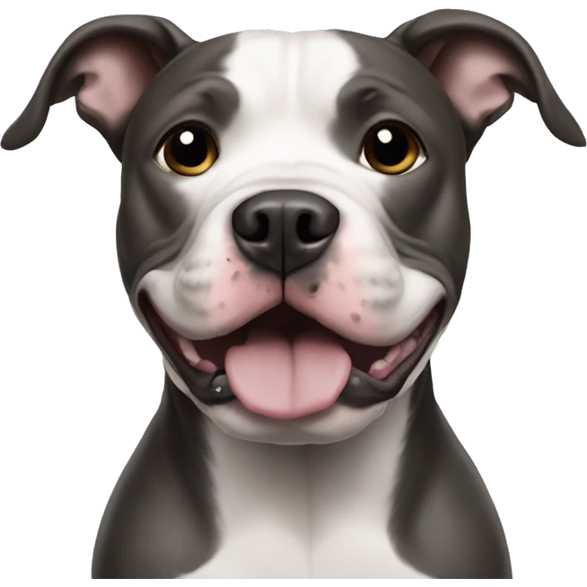Pit bull with a Dallas Cowboys helmet  emoji