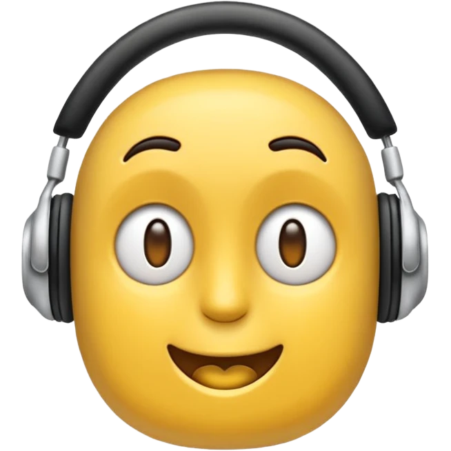 Белые наушники на них бантики в низу без  человека emoji
