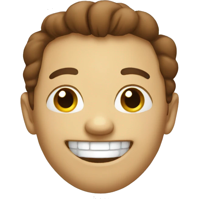 smiling bean emoji
