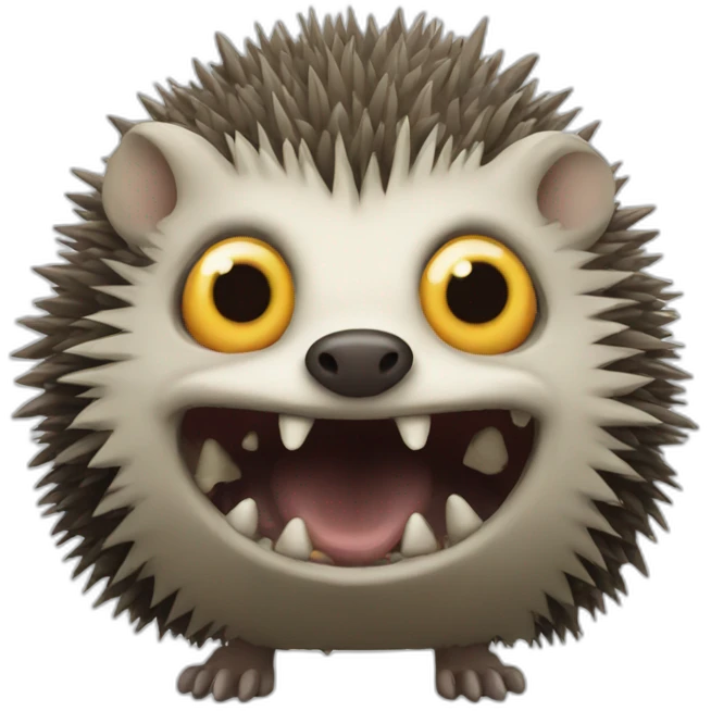 hedgehog zombie emoji