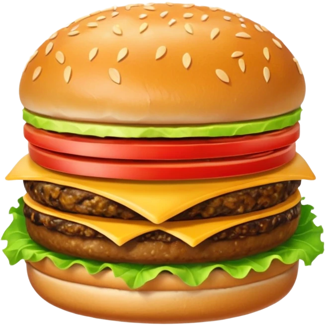 햄버거 감자튀김 emoji