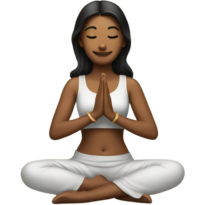 Namaste iPhone  emoji