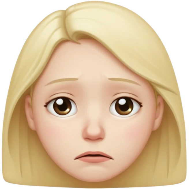 sad face emoji