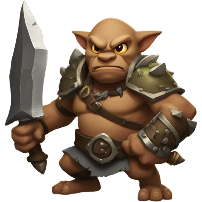 Moblin and bokoblin fighting emoji