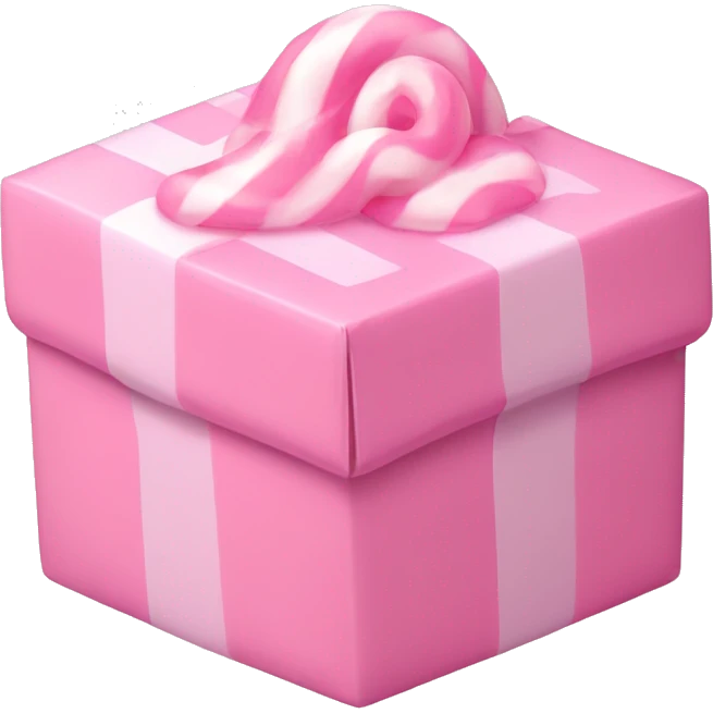 Light pink candy box emoji