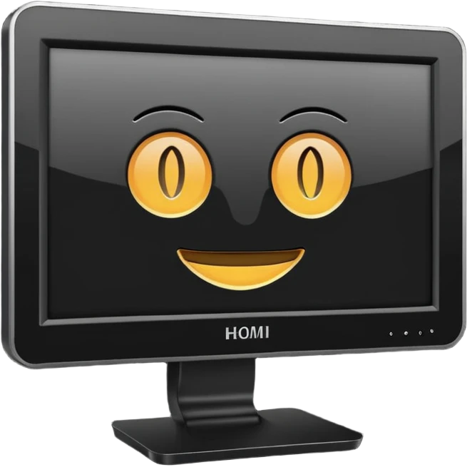 A hdmi monitor  emoji