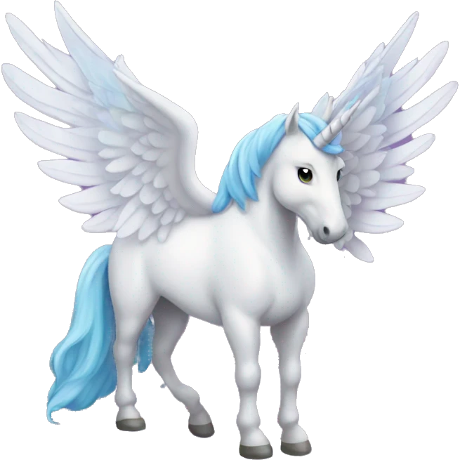 Winged unicorn emoji
