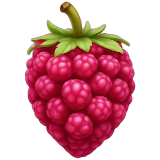 Raspberry emoji
