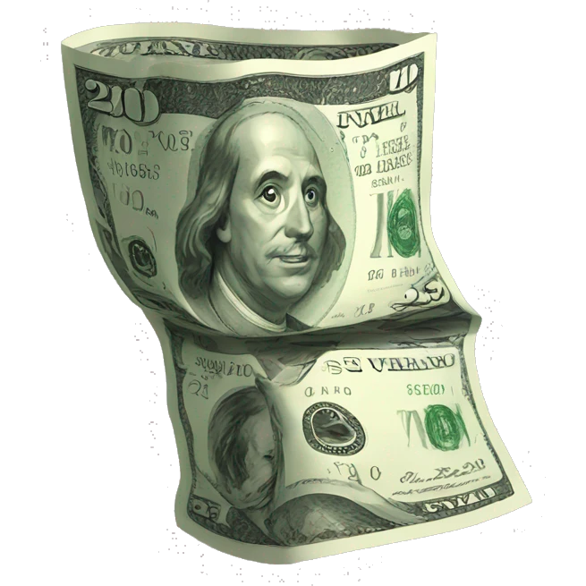 money with 256 kb emoji