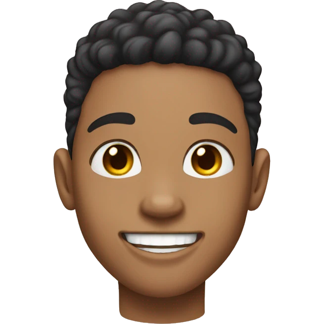  a lightskin boy with smiling braces emoji