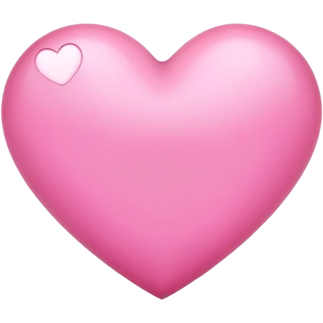 Pink heart emoji