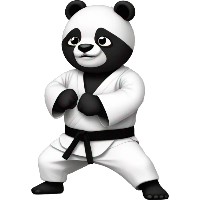 Karate panda emoji