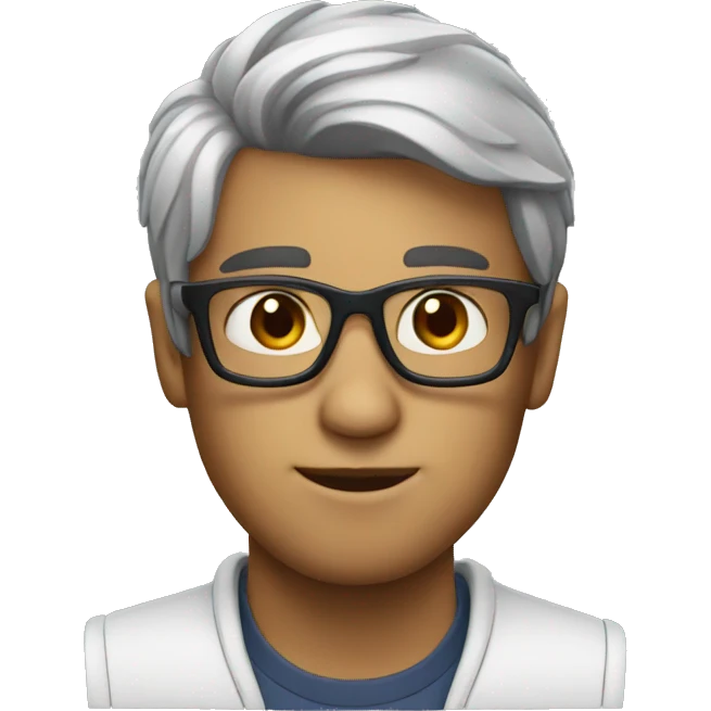 Nerd named Sebastian emoji