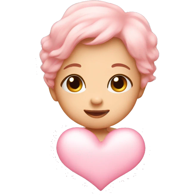 baby pink heart emoji