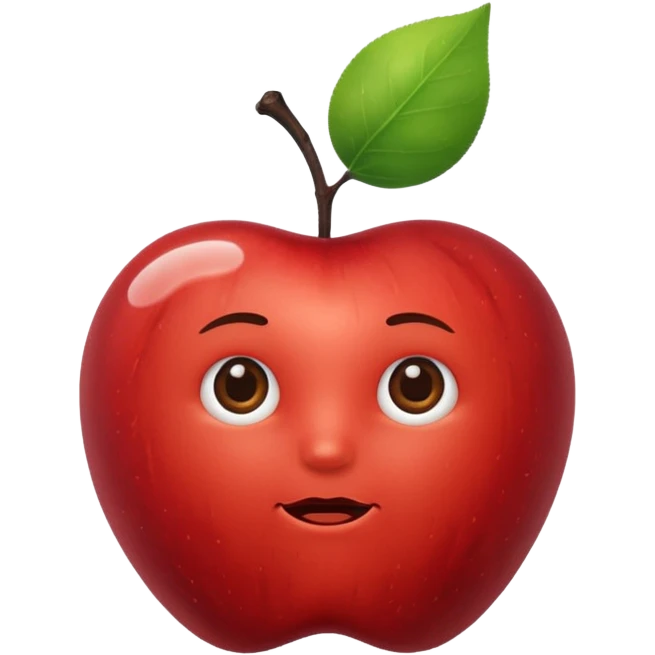 cloud holding apple and prune emoji