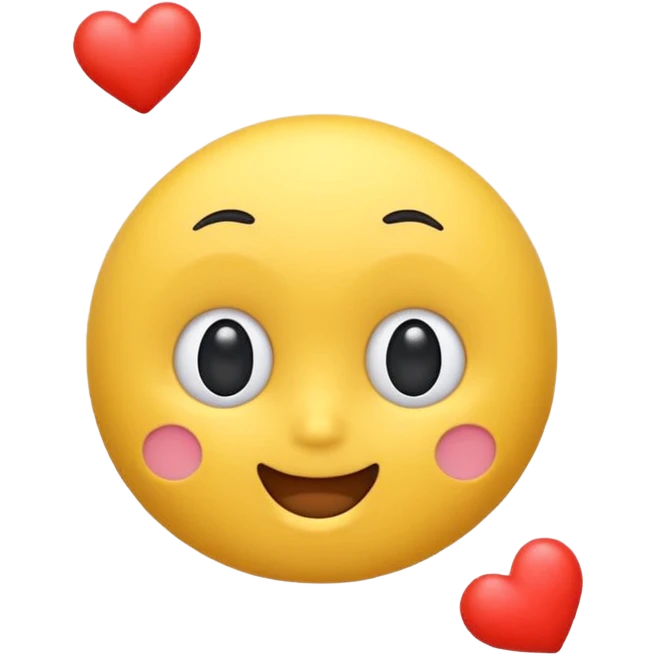 파스텔톤의 미니멀한 쉐잎의 그라데이션 이모지 emoji
