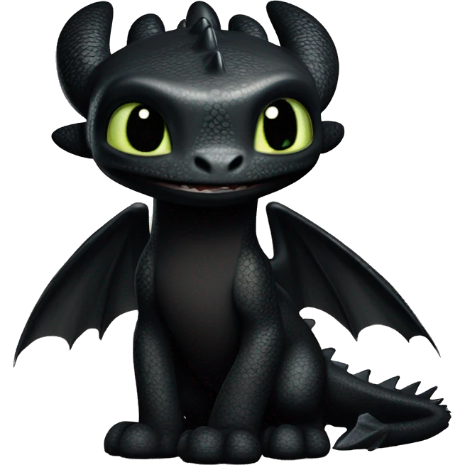 How to train your dragon toothless emoji