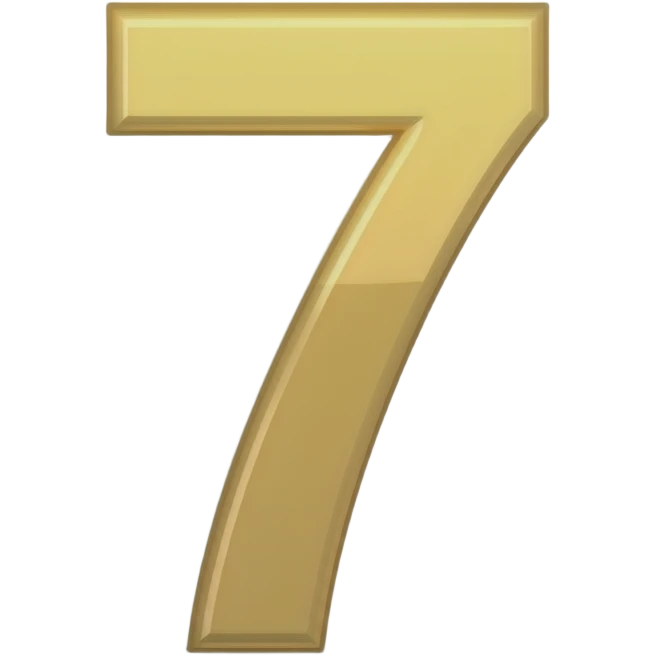 number 7 emoji