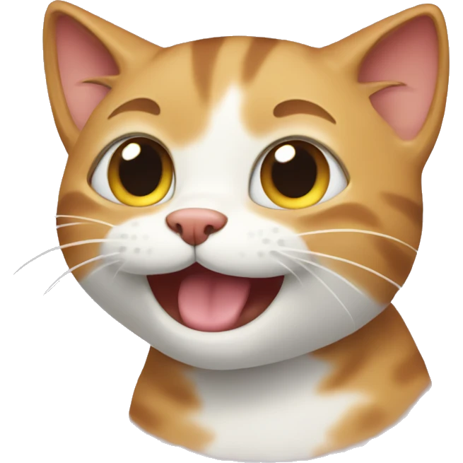 Happy cat emoji