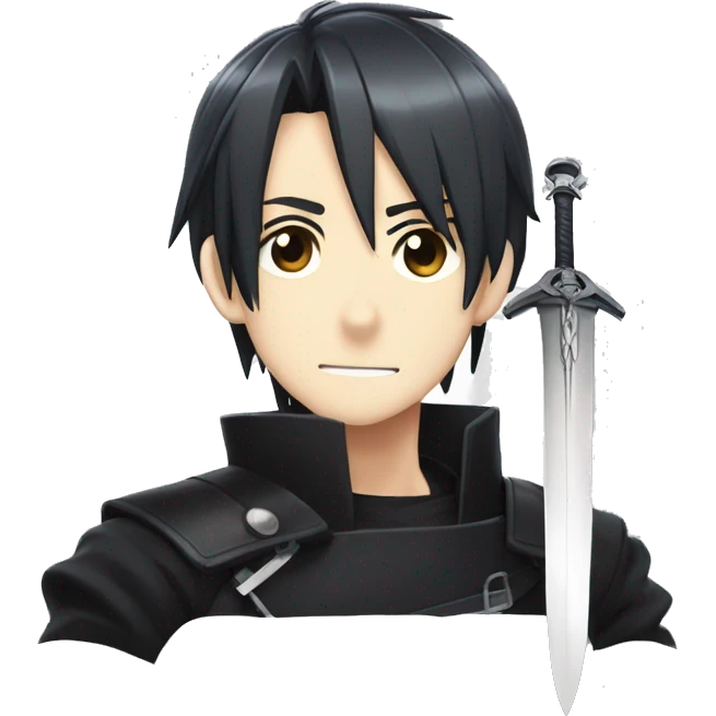 Sword Art Online's Kirito emoji