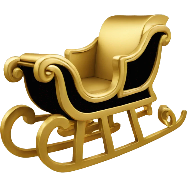 Chanel logo Sleigh gold emoji