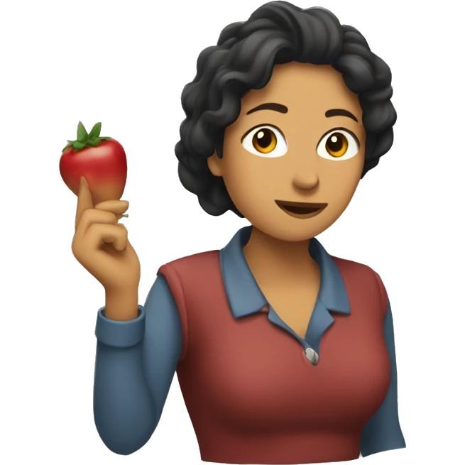 Mujer tomando mate  emoji