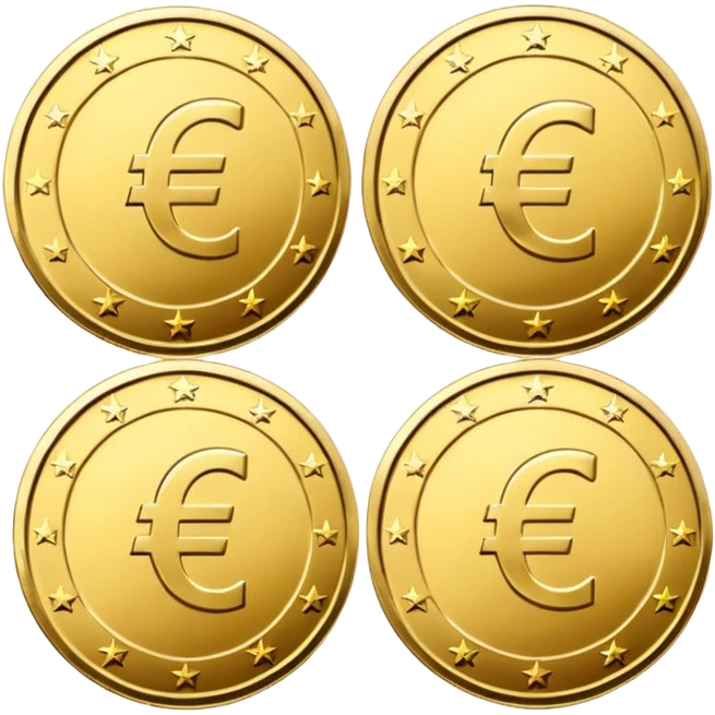 Euro coin emoji