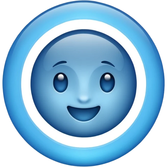 Blue tick emoji