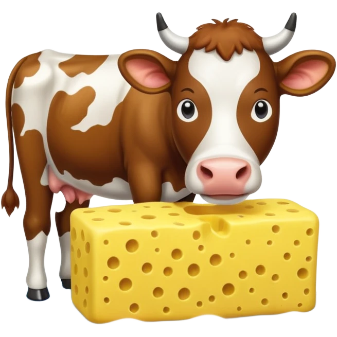 cow being washed with a sponge emoji