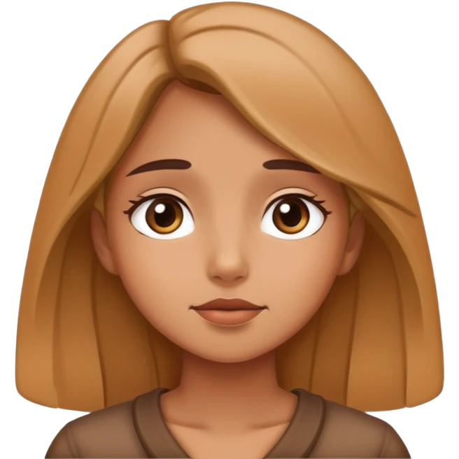 Girl look at sky emoji
