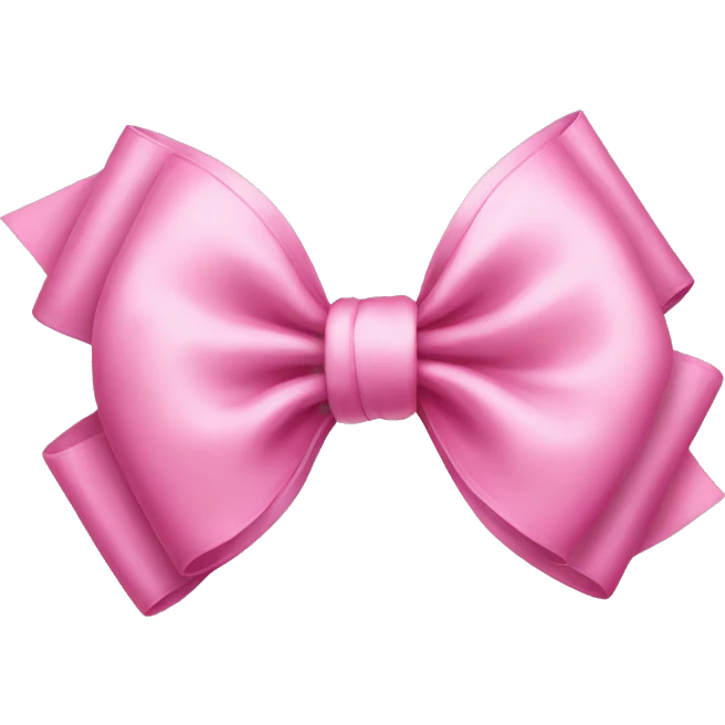 Pink bow  emoji