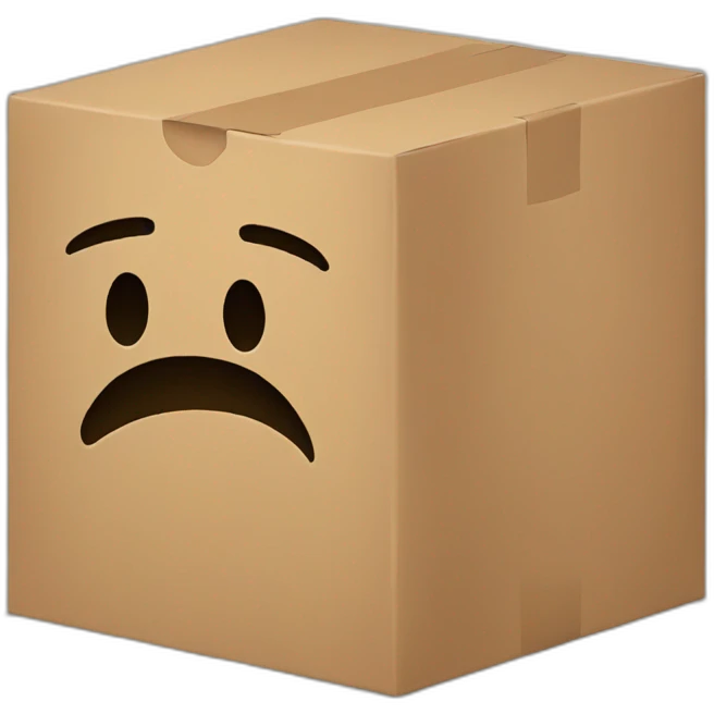 sad empty box emoji