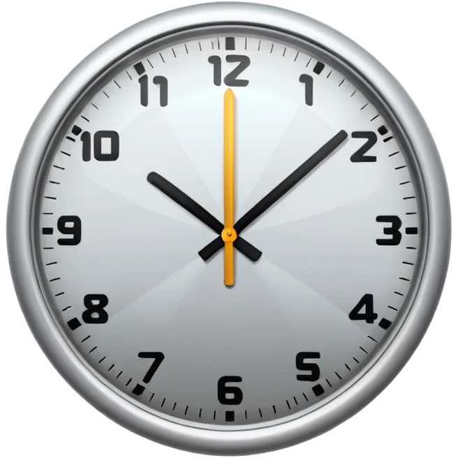 fast moving clock emoji