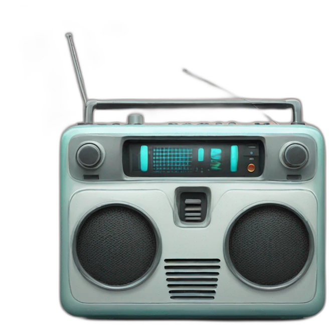 Radio active junk emoji