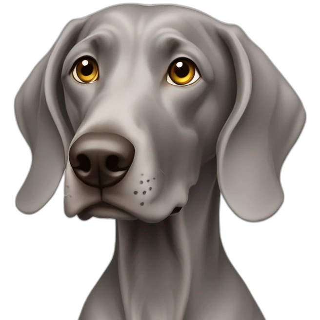 weimaraner agility emoji