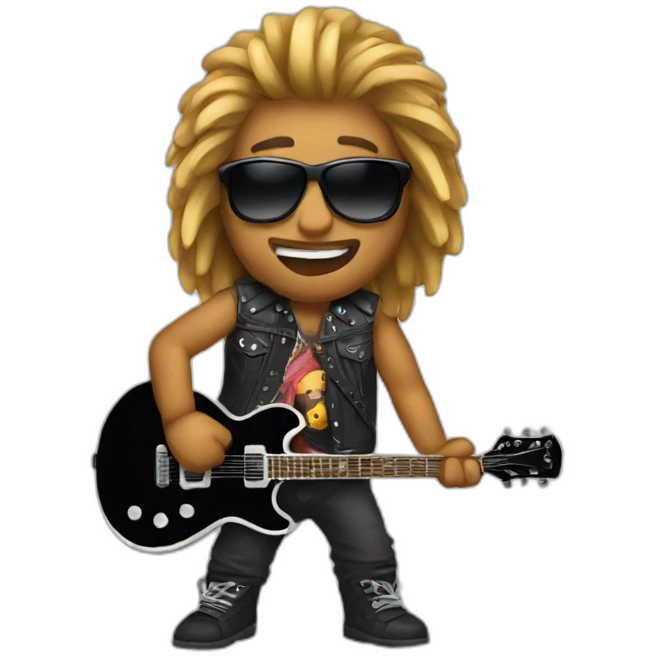 Rock star emoji