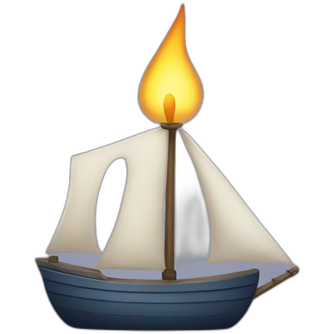 candle-ship emoji