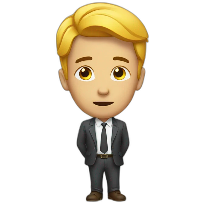 Thinking man emoji