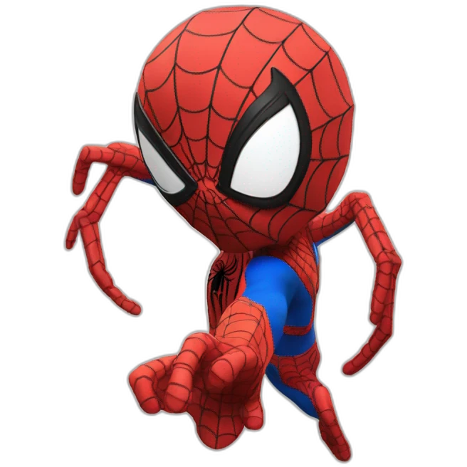 3d spider-man emoji