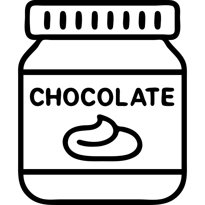 chocolate spread icon emoji
