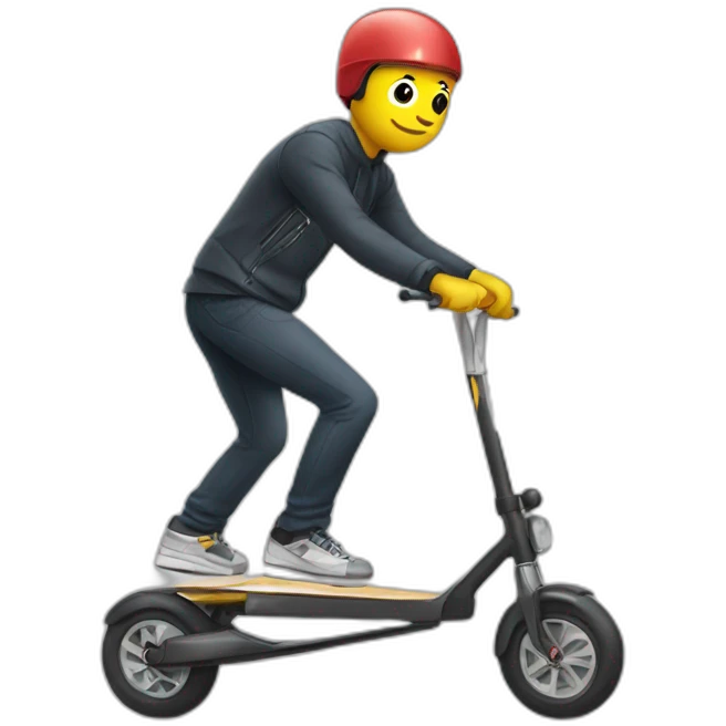 Trottinette freestyle emoji
